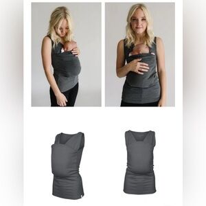 Lalabu Soothe Shirt (baby wearing), Gray, Medium, NWOT